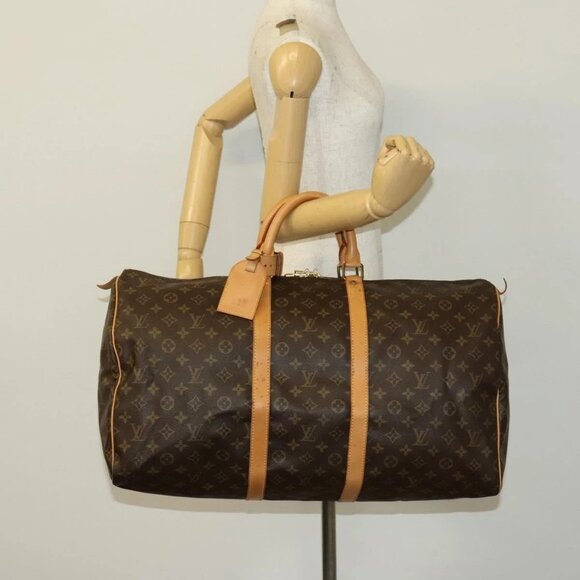 LOUIS VUITTON Monogram Keepall 55 Boston Bag - Picture 1 of 16